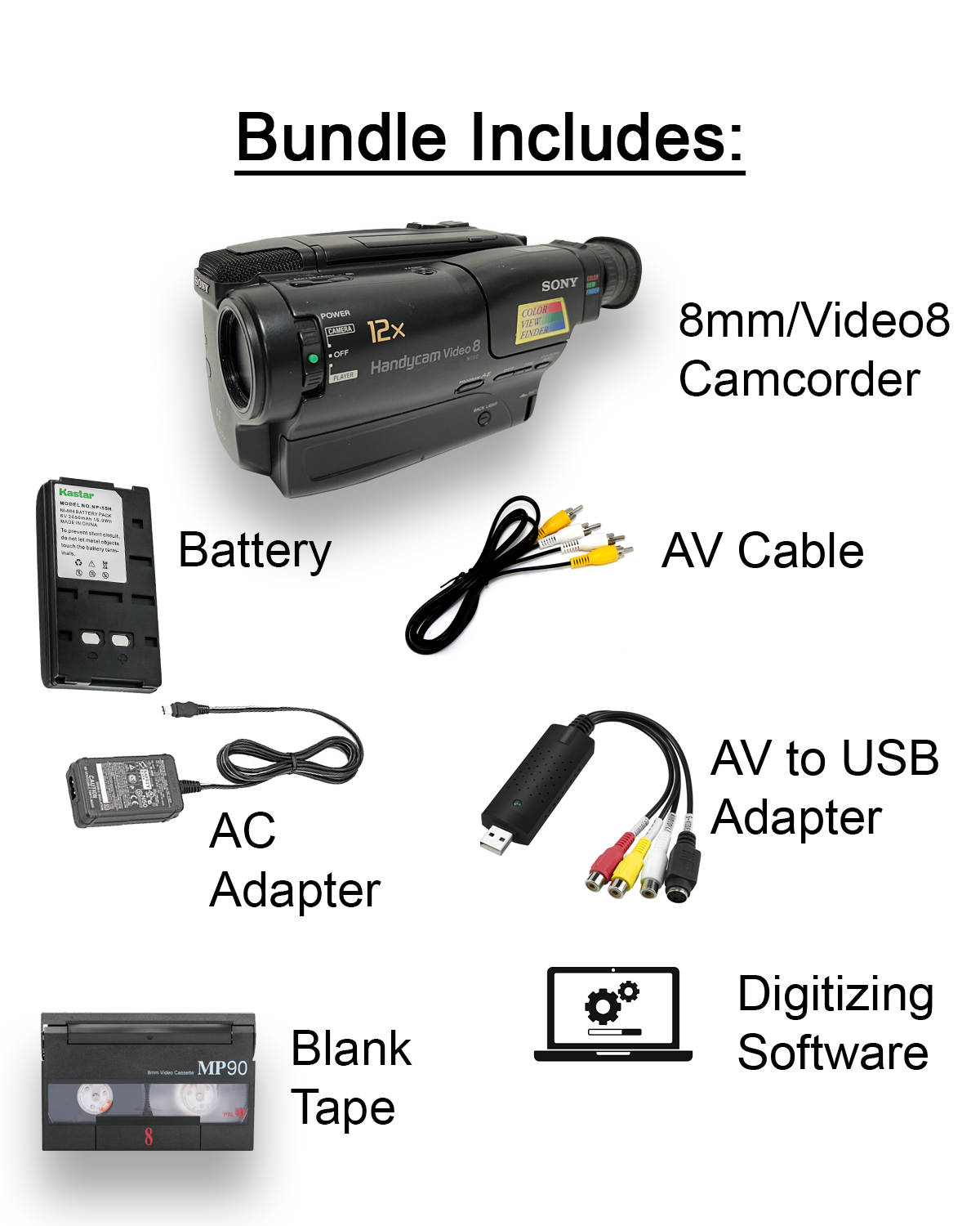 Tech Collector 8mm Camcorder Transfer Bundle