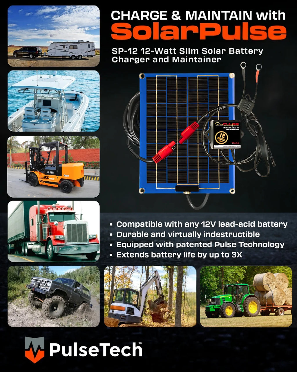 Pulse Tech Solar Battery Maintainer