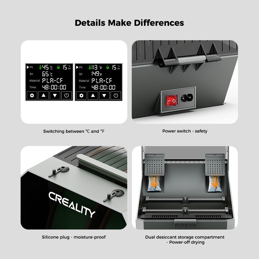 Creality USA Dual-Spool Filament Dryer