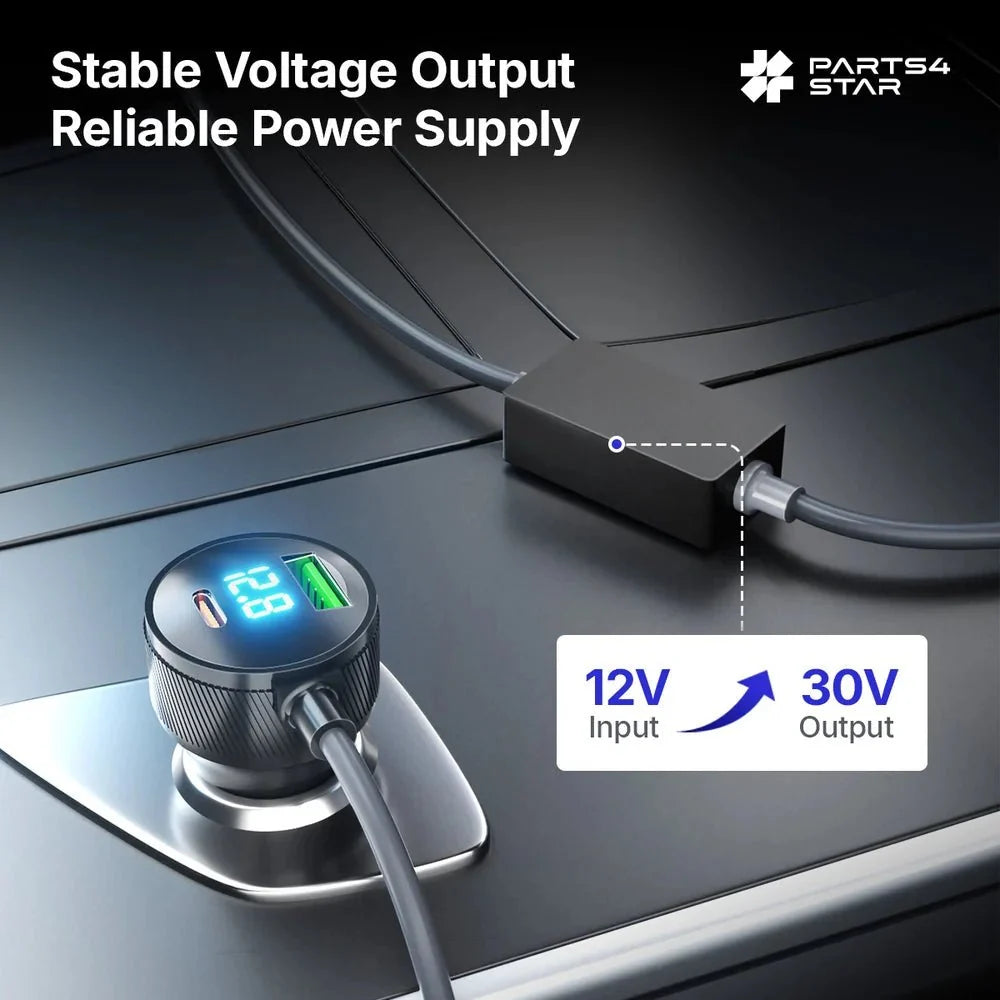Parts4Star 30V Vehicle Power Adapter