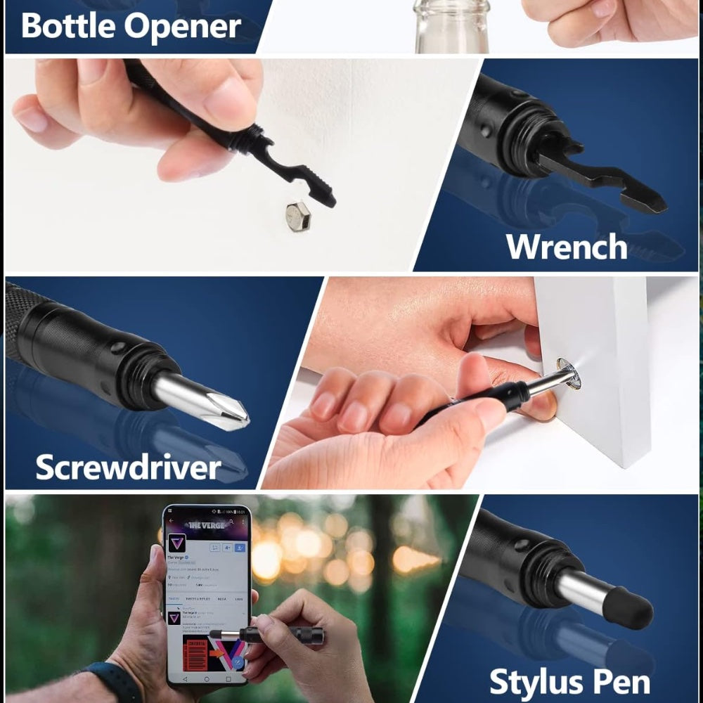 Stealth Angel Survival 16-in-1 Flashlight Survival Tool