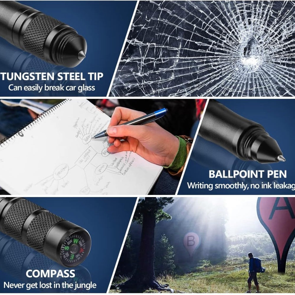 Stealth Angel Survival 16-in-1 Flashlight Survival Tool