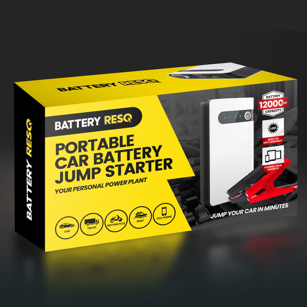 Stealth Angel Survival 12V Portable Vehicle Jump Starter and Power Bank
