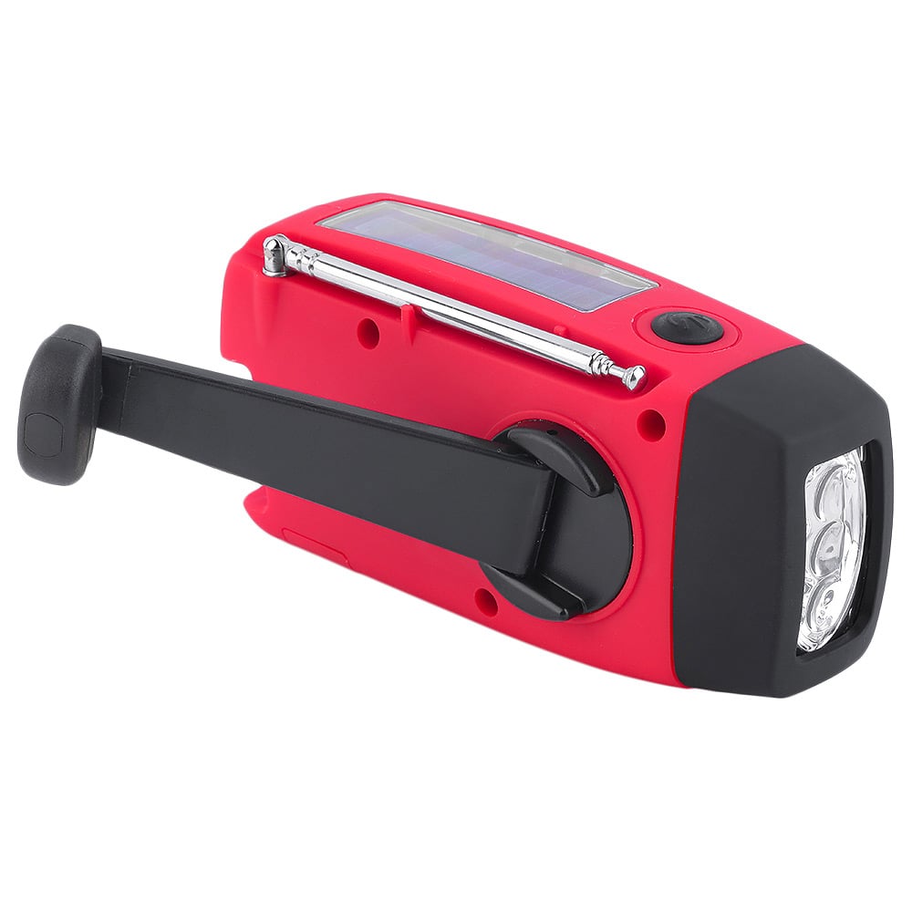 Stealth Angel Survival Emergency Weather Radio with Flashlight and Power Bank