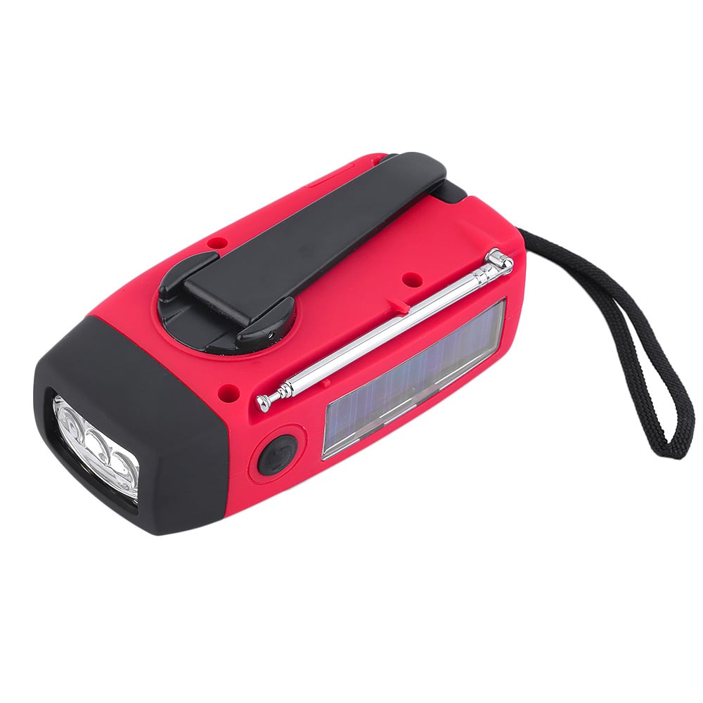 Stealth Angel Survival Emergency Weather Radio with Flashlight and Power Bank