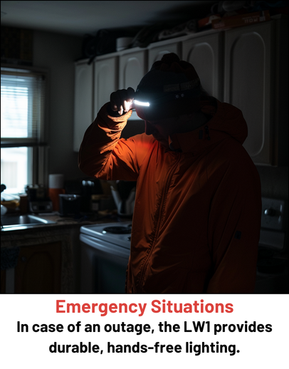 Stealth Angel Survival Rechargeable LED Headlamp
