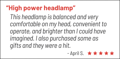 Stealth Angel Survival Rechargeable LED Headlamp