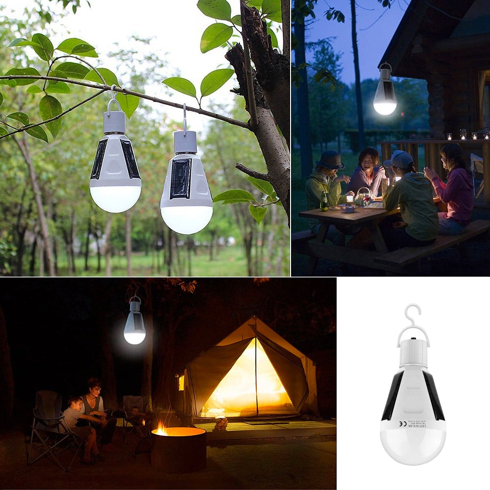 Stealth Angel Survival Solar Rechargeable 12W LED Light Bulb