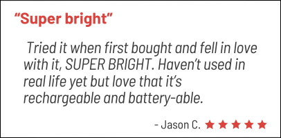 Stealth Angel Survival Rechargeable Tactical Flashlight Kit