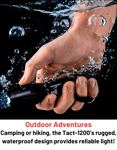 Stealth Angel Survival Rechargeable Tactical Flashlight Kit