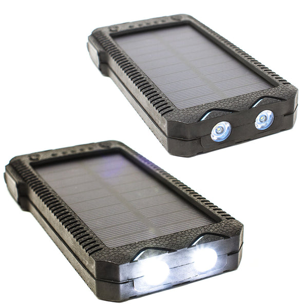 Stealth Angel Survival 20000mAh Solar Power Bank with Flashlights