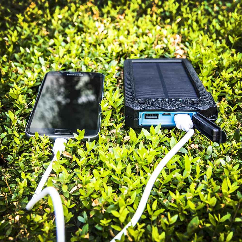 Stealth Angel Survival 20000mAh Solar Power Bank with Flashlights
