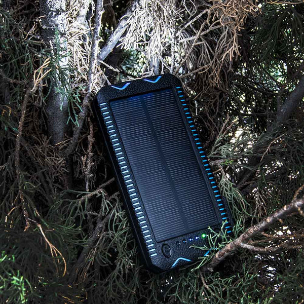 Stealth Angel Survival 20000mAh Solar Power Bank with Flashlights