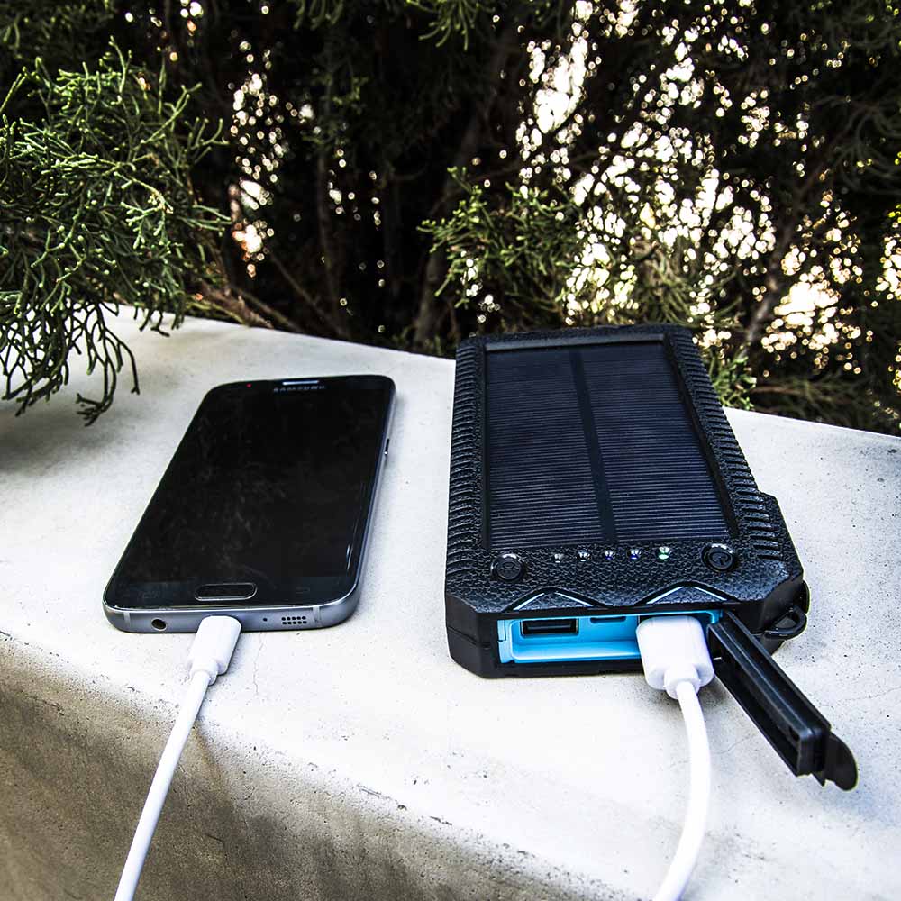 Stealth Angel Survival 20000mAh Solar Power Bank with Flashlights