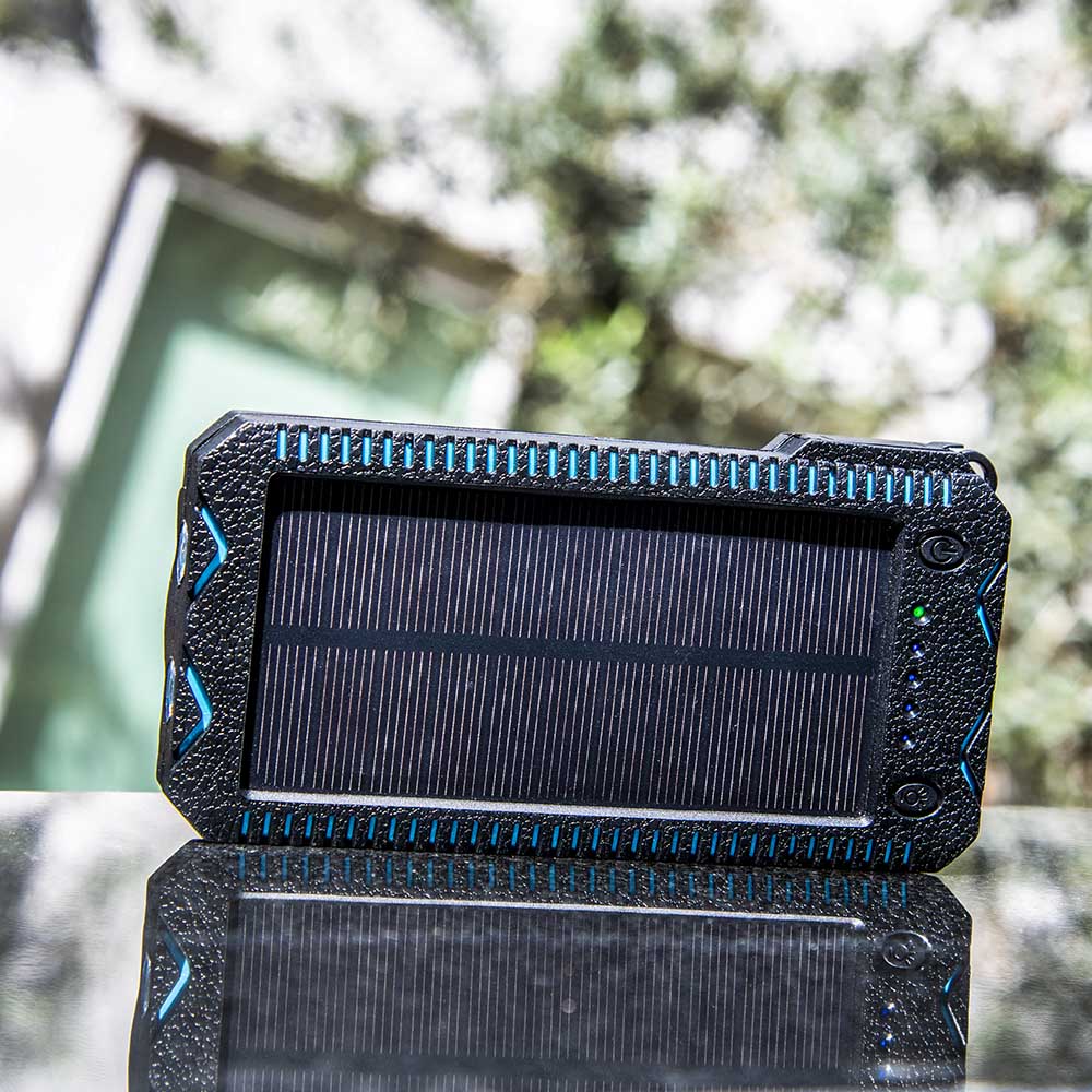 Stealth Angel Survival 20000mAh Solar Power Bank with Flashlights