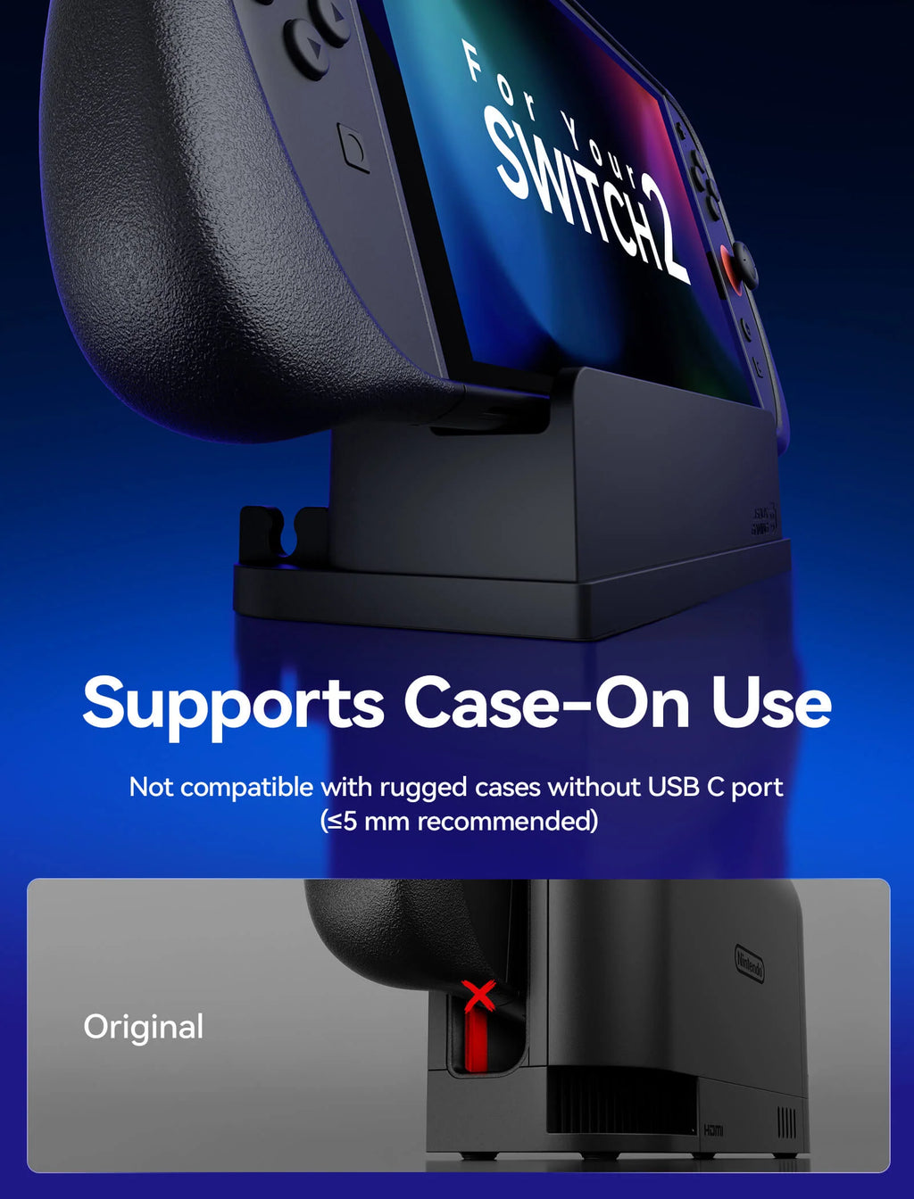 JSAUX GAMING Console Dock Adapter Stand