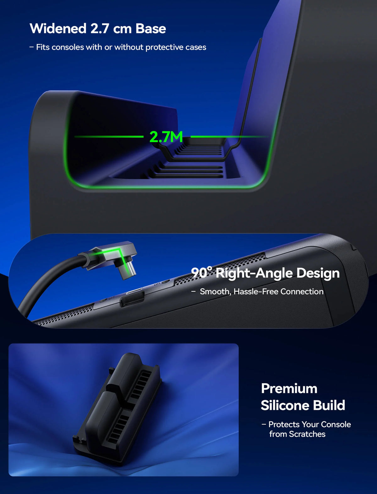 JSAUX GAMING Console Dock Adapter Stand