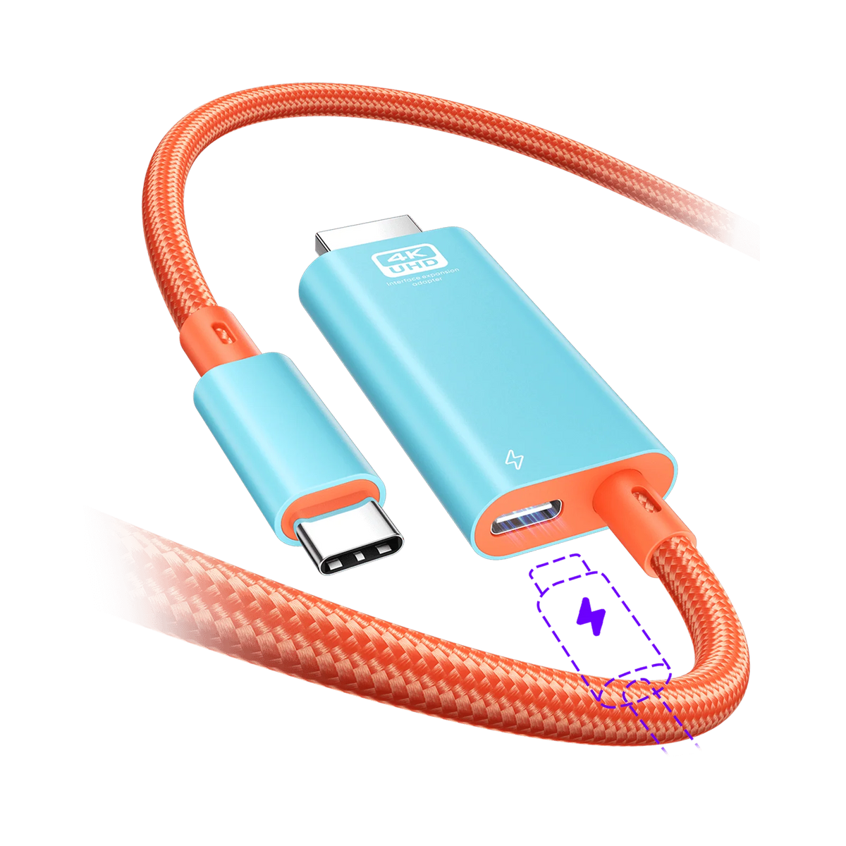 JSAUX GAMING USB-C HDMI Dock Adapter