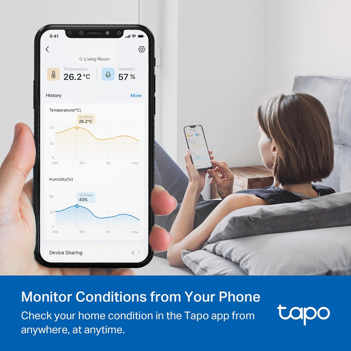 Tapo Smart Temperature and Humidity Sensor