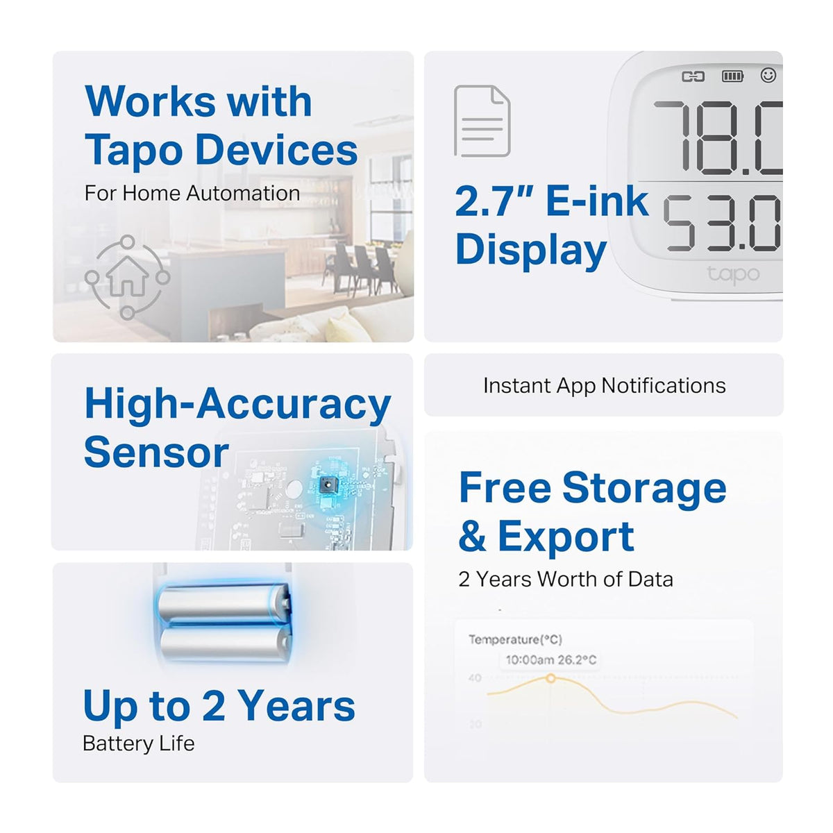 Tapo Smart Temperature and Humidity Monitor