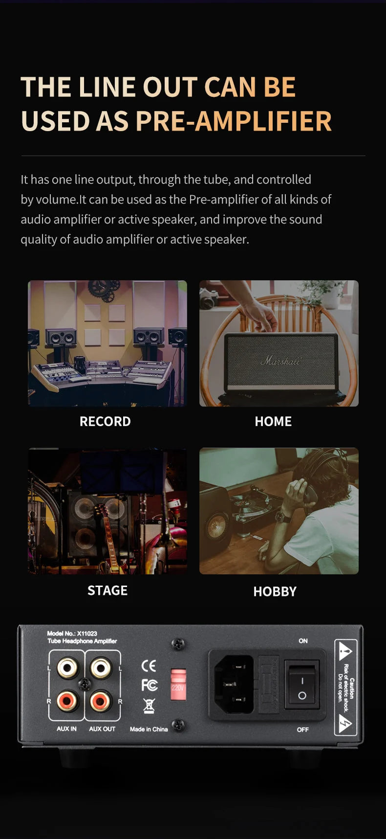xDuoo Tube Headphone Amplifier