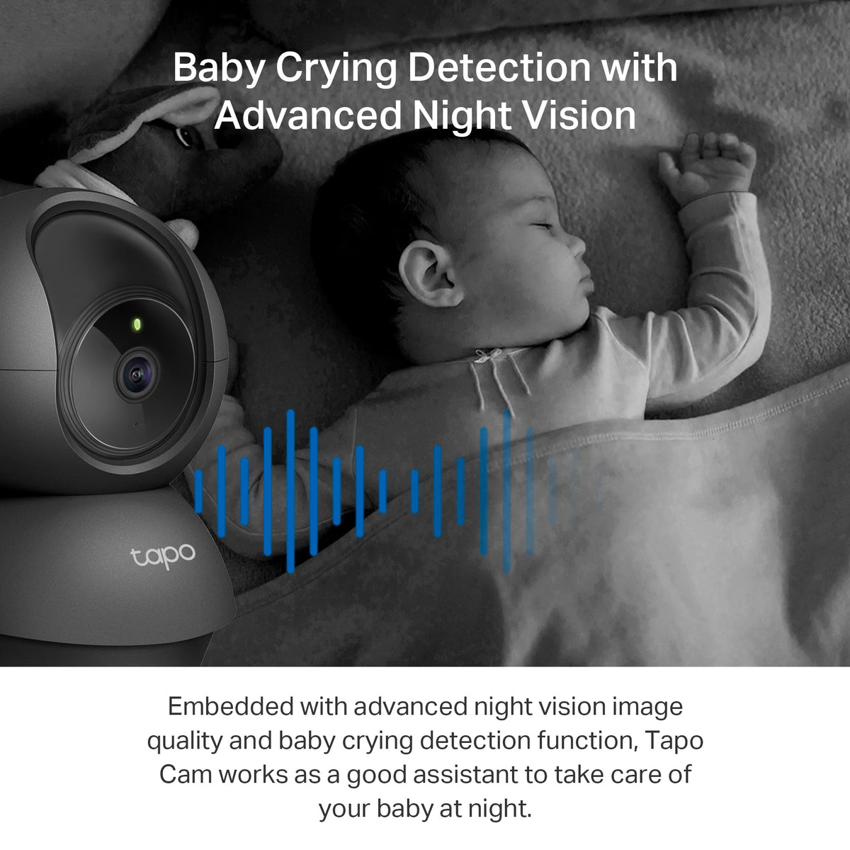 Tapo 2K Pan-Tilt Indoor Security Camera