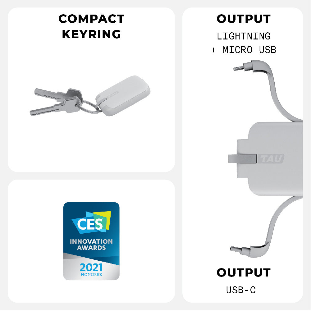 Rolling Square Keyring Power Bank