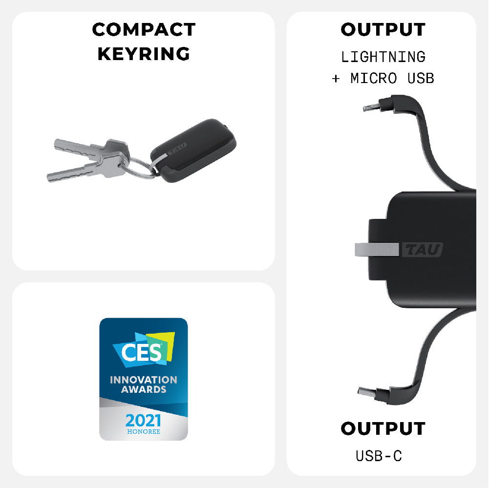 Rolling Square Keyring Power Bank