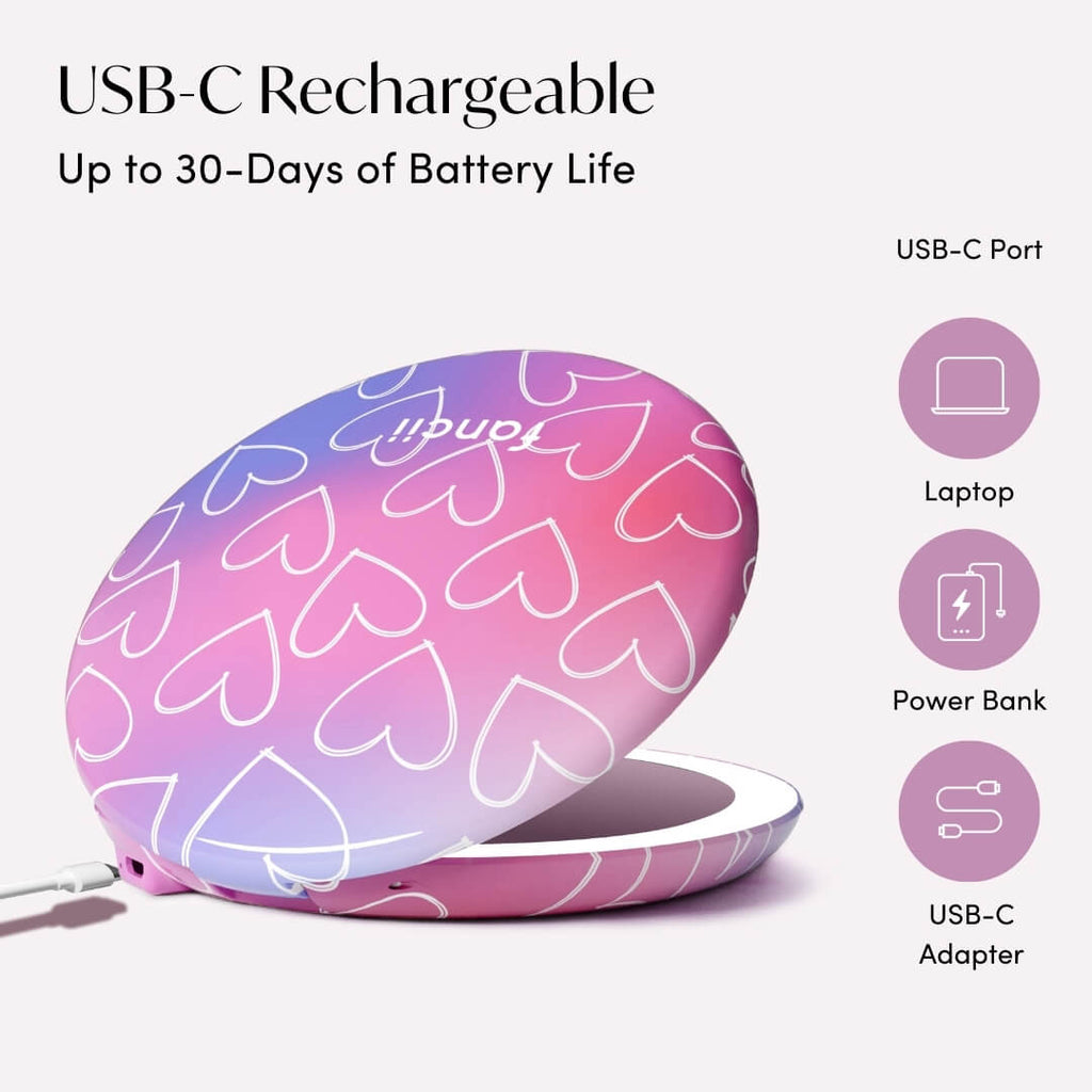 Fancii LED Compact Makeup Mirror