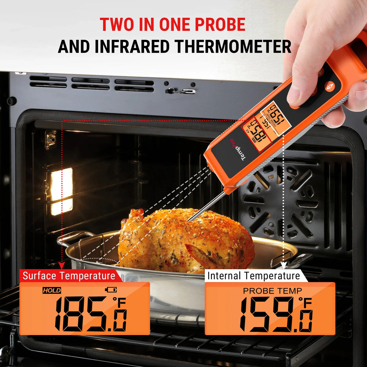 TempPro Infrared and Probe Thermometer