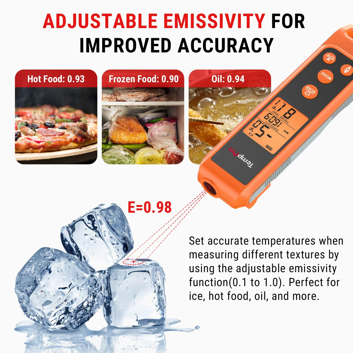 TempPro Infrared and Probe Thermometer