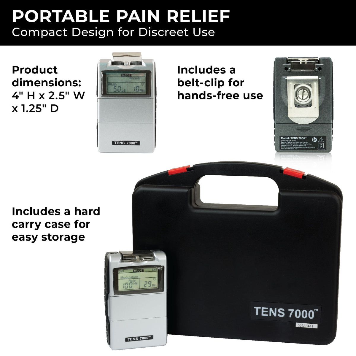 Carex.com Digital TENS Unit