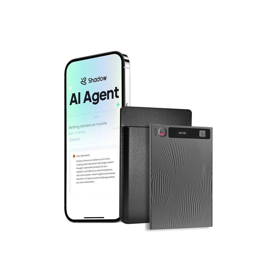 64GB AI Voice Recorder with Dual Recording Modes, OLED Display, Magnetic Charging Cable and Three Color Options