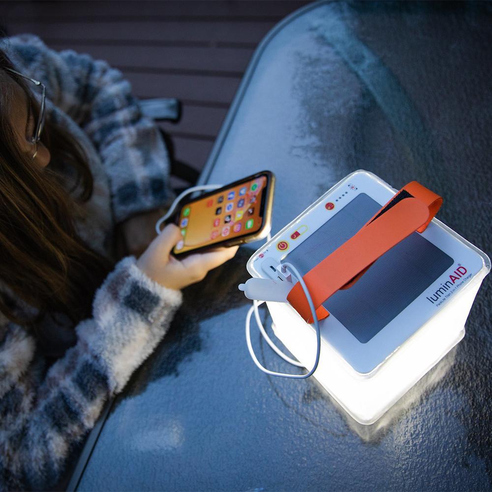 Solar 2-in-1 Phone Charger Solar Camping Lantern