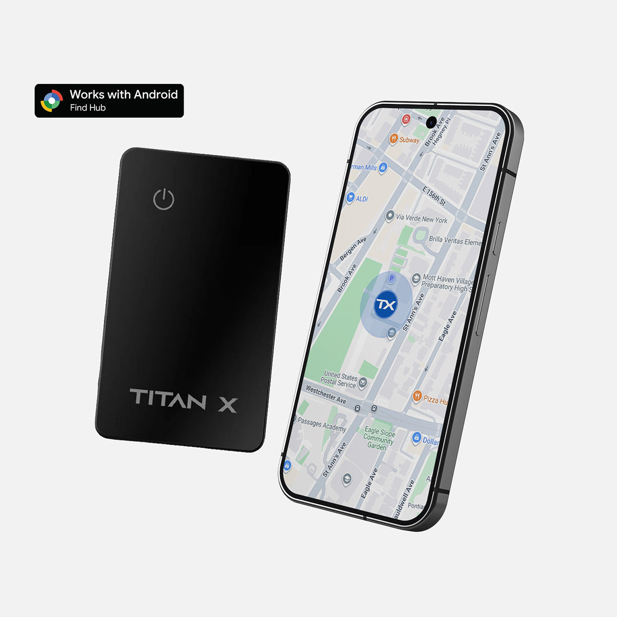 TITAN X Wallet Tracker Card