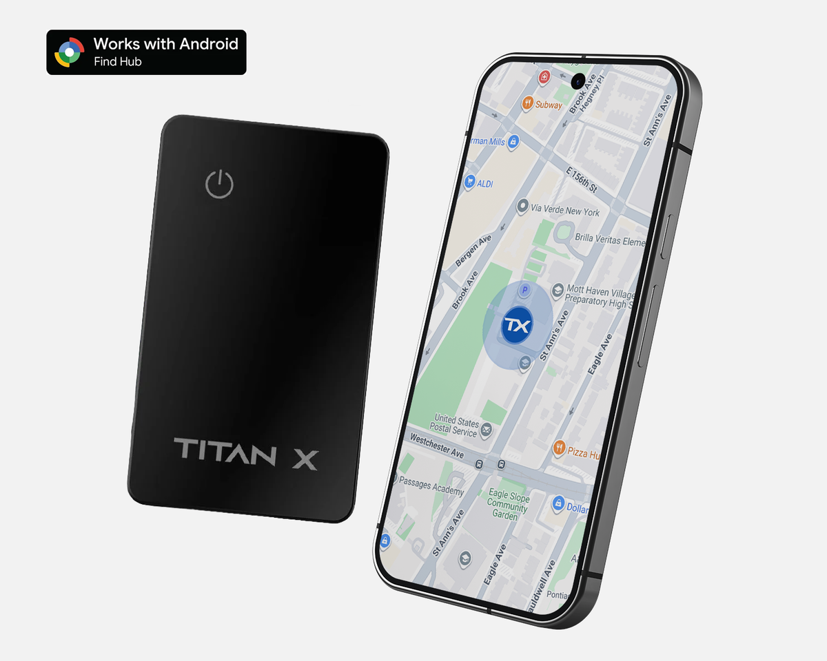 TITAN X Wallet Tracker Card