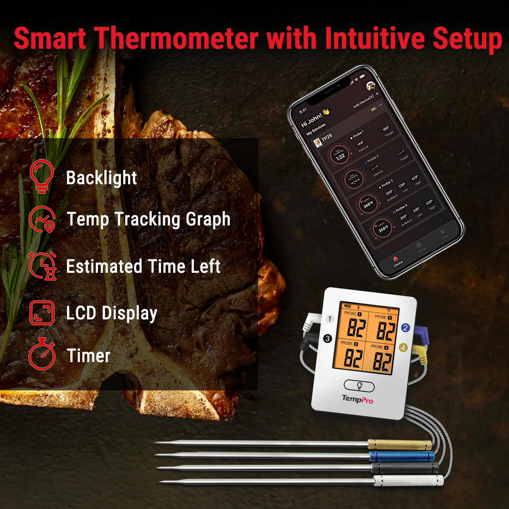 TempPro Wireless Meat Thermometer