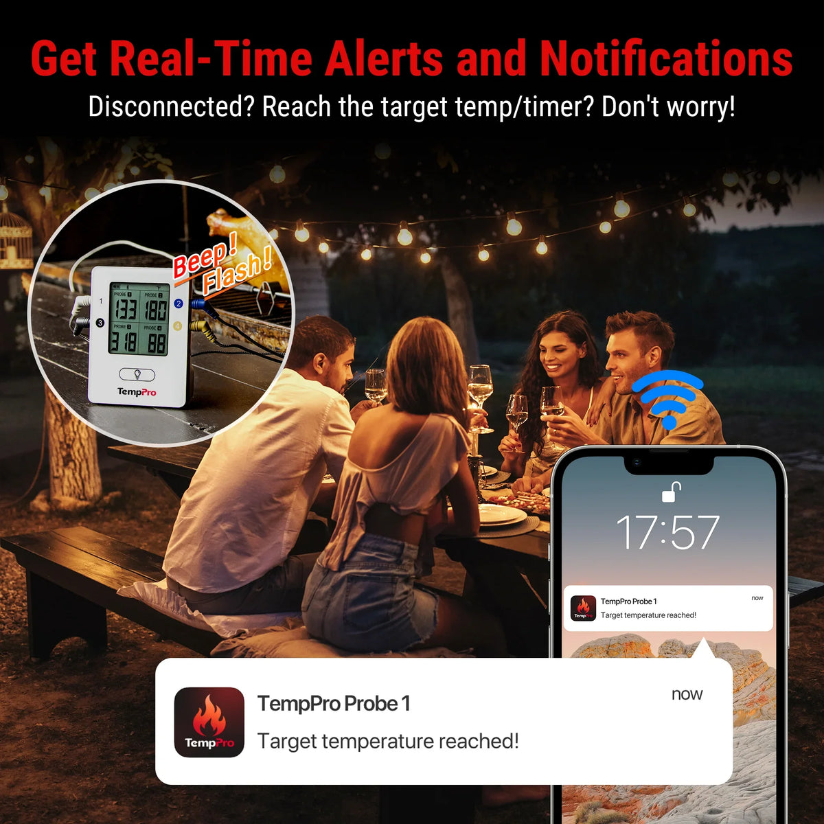 TempPro Wireless Meat Thermometer