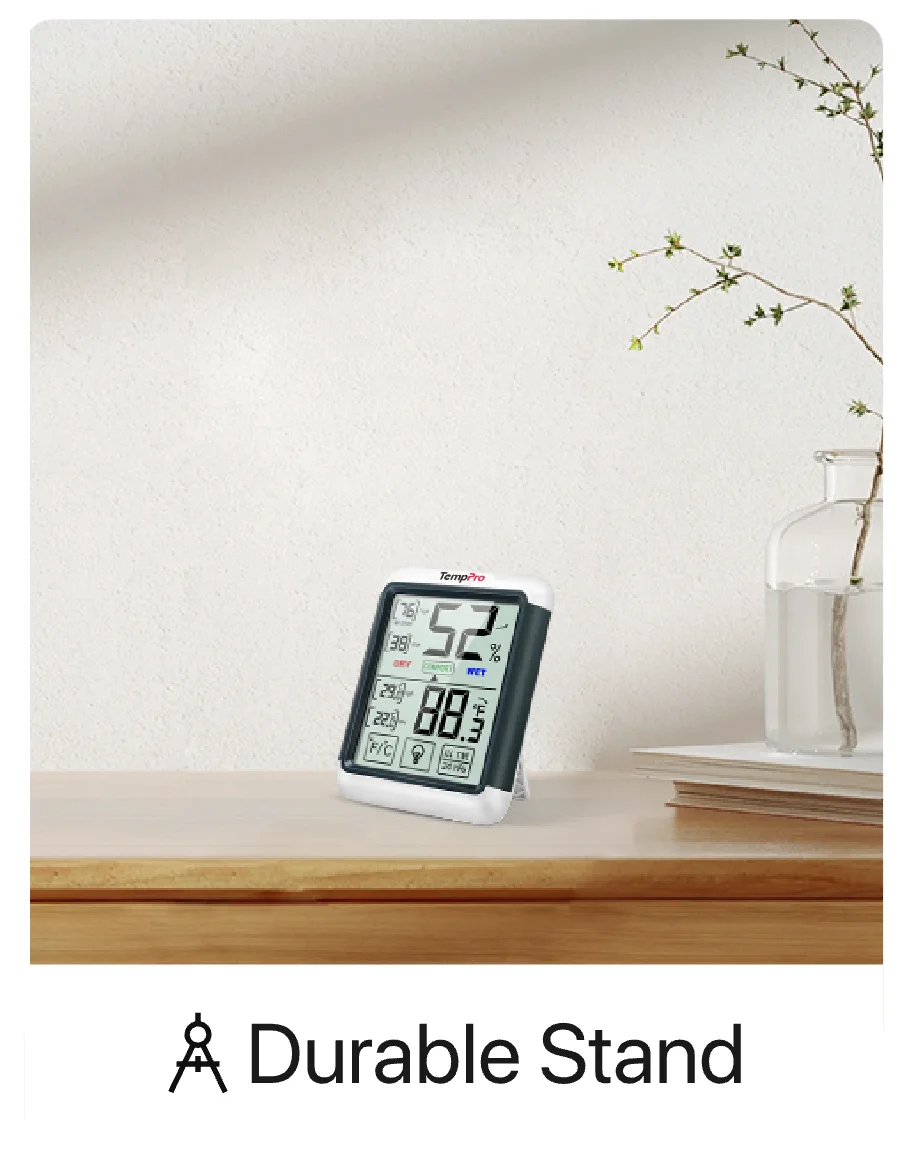 TempPro Indoor Thermometer and Hygrometer