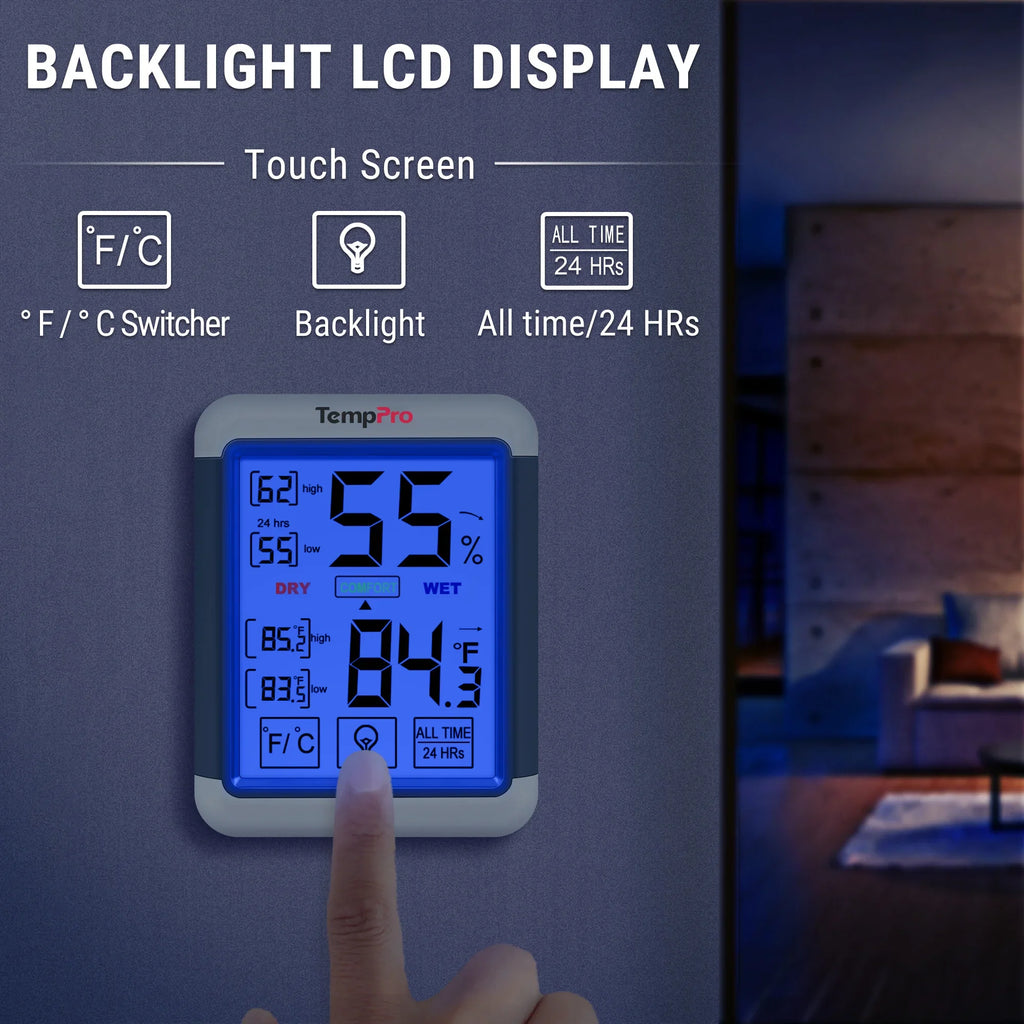 TempPro Indoor Thermometer and Hygrometer