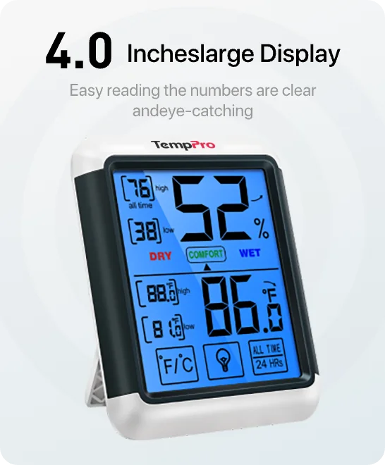 TempPro Indoor Thermometer and Hygrometer