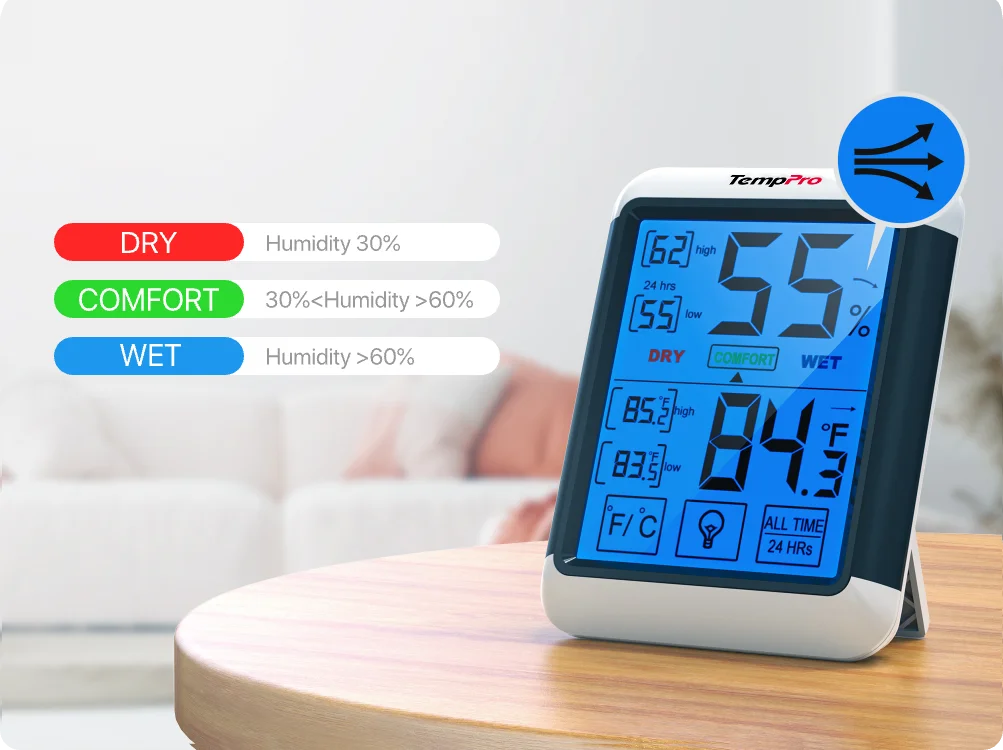TempPro Indoor Thermometer and Hygrometer