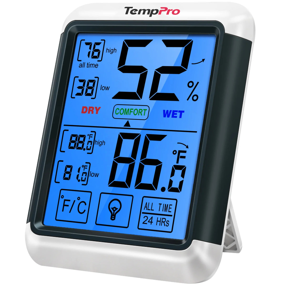 TempPro Indoor Thermometer and Hygrometer