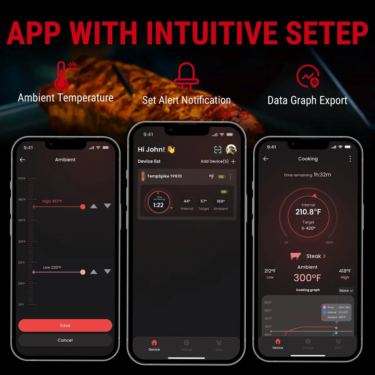 TempPro Wireless Meat Thermometer