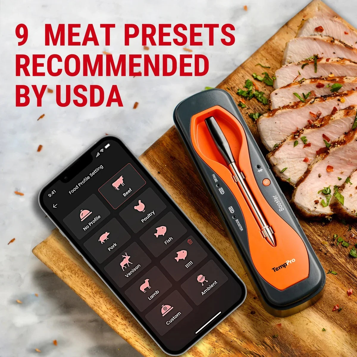 TempPro Wireless Meat Thermometer