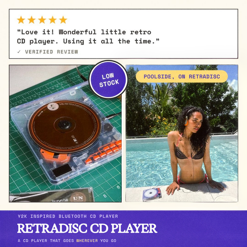 KICKBACK Portable CD Player