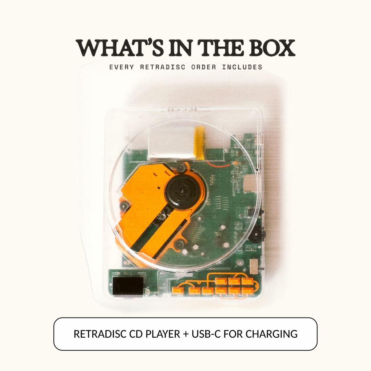 KICKBACK Portable CD Player