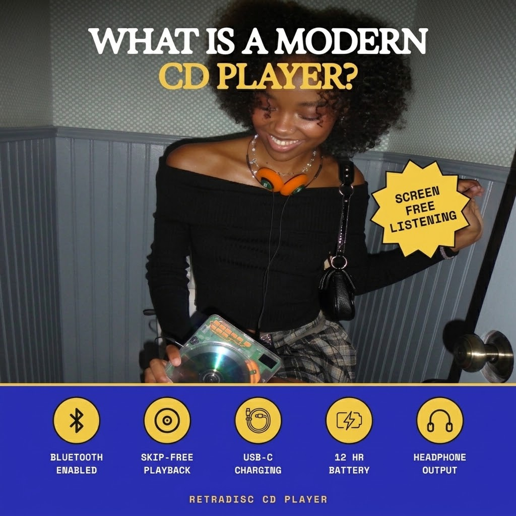 KICKBACK Portable CD Player