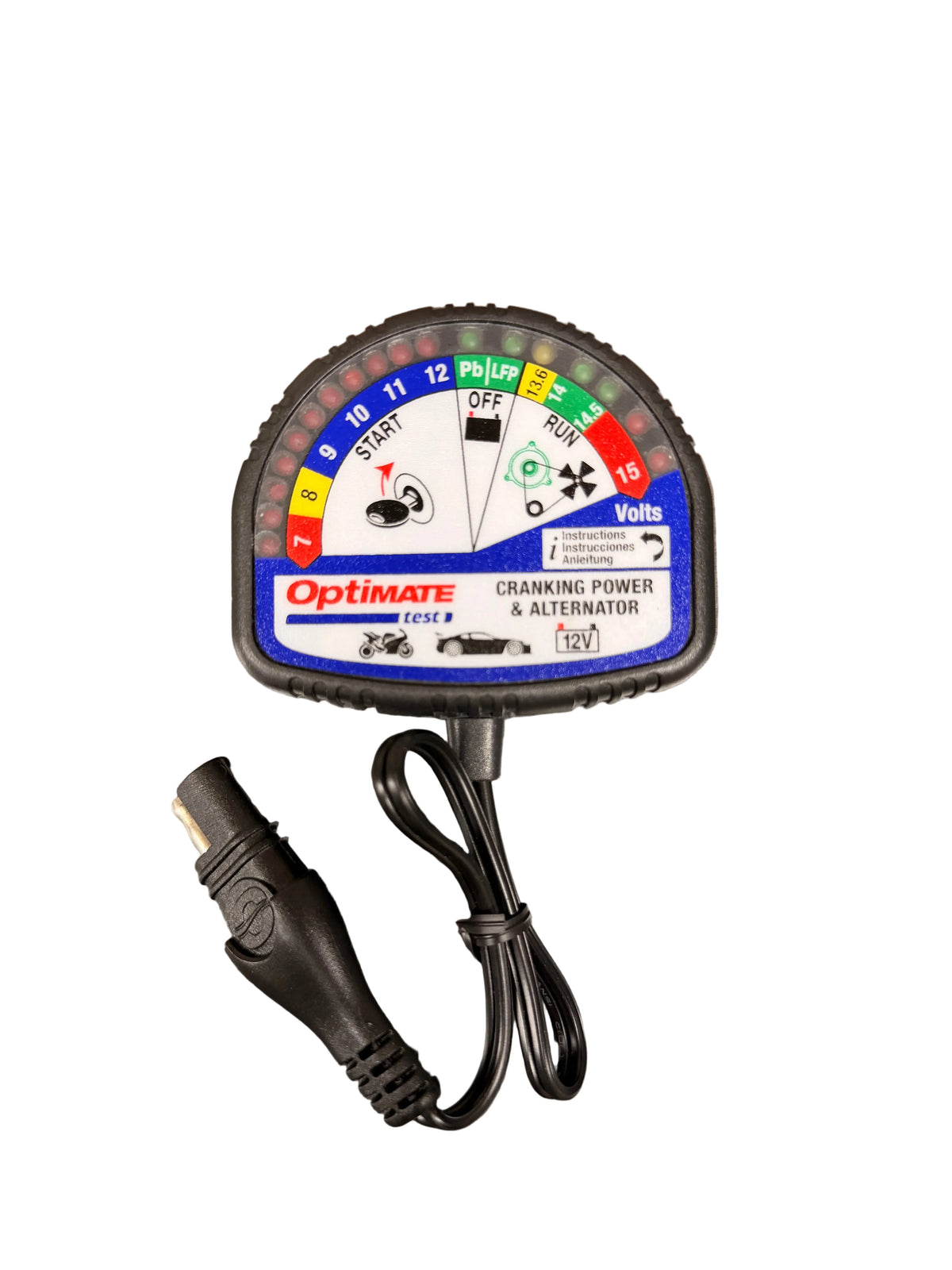Drag Specialties Vehicle Battery Tester