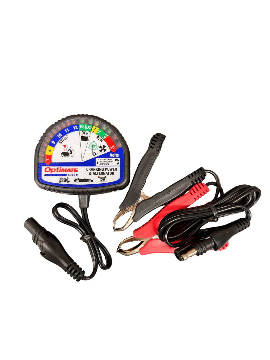 Drag Specialties Vehicle Battery Tester